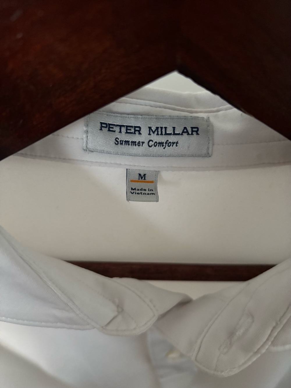 Peter Millar Men's White Summer Comfort Polo